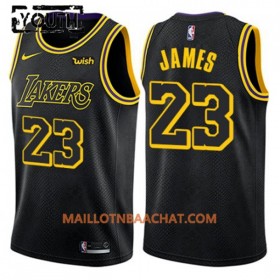 Maillot NBA Los Angeles Lakers LeBron James 23 Nike City Edition Swingman - Enfant
